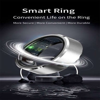 R5 SIZE 12 Smart Ring, Support Health Monitoring / Multiple Sports Modes(Silver) - Smart Rings / Smart Telephones by buy2fix | Online Shopping UK | buy2fix