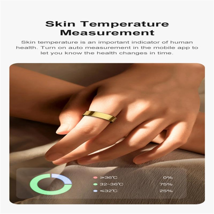 R09 SIZE 13 Smart Ring, Support Heart Rate / Blood Oxygen / Sleep Monitoring / Multiple Sports Modes(Silver) - Smart Rings / Smart Telephones by buy2fix | Online Shopping UK | buy2fix