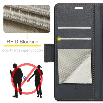 For Redmi Note 14 Pro 5G CaseMe 023 Butterfly Buckle Litchi Texture RFID Anti-theft Leather Phone Case(Black) - Note 14 Pro Cases by CaseMe | Online Shopping UK | buy2fix