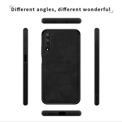 PINWUYO Shockproof Waterproof Full Coverage PC + TPU + Skin Protective Case for Huawei Honor 20(Brown) - Honor Cases by PINWUYO | Online Shopping UK | buy2fix