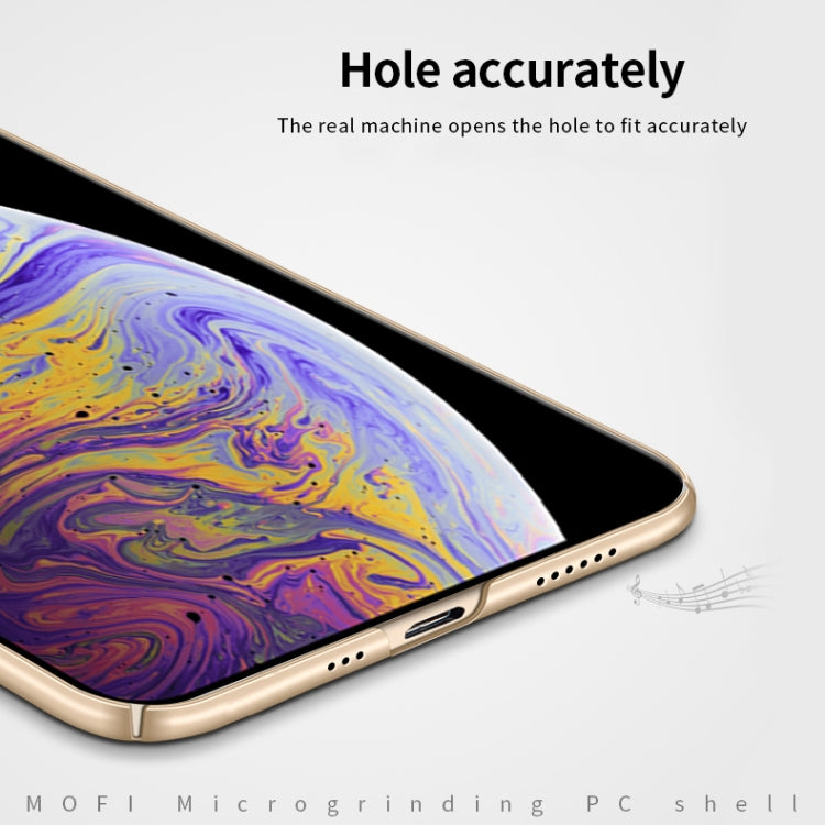 For iPhone 11 Pro MOFI Frosted PC Ultra-thin Hard Case (Gold) - iPhone 11 Pro Cases by MOFI | Online Shopping UK | buy2fix