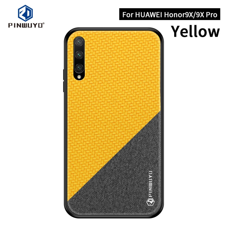 PINWUYO Honors Series Shockproof PC + TPU Protective Case for Huawei Honor 9X / Honor 9X Pro(Yellow) - Honor Cases by PINWUYO | Online Shopping UK | buy2fix