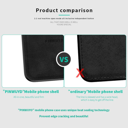 PINWUYO Shockproof Waterproof Full Coverage PC + TPU + Skin Protective Case for Huawei Nova 5i Pro / Mate 30 Lite(Brown) - Huawei Cases by PINWUYO | Online Shopping UK | buy2fix