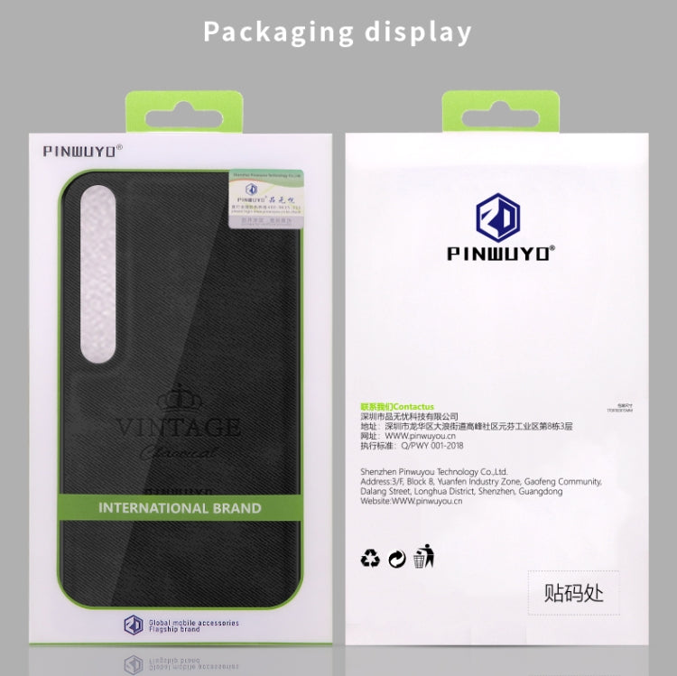 For Xiaomi 10 / 10 Pro PINWUYO Zun Series PC + TPU + Skin Waterproof And Anti-fall All-inclusive Protective Shell(Gray) - Xiaomi Cases by PINWUYO | Online Shopping UK | buy2fix