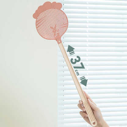 Summer Plastic Fly Swatter Flycatcher, Style:Lollipop Pattern(Blue) - Fly Swatter by buy2fix | Online Shopping UK | buy2fix