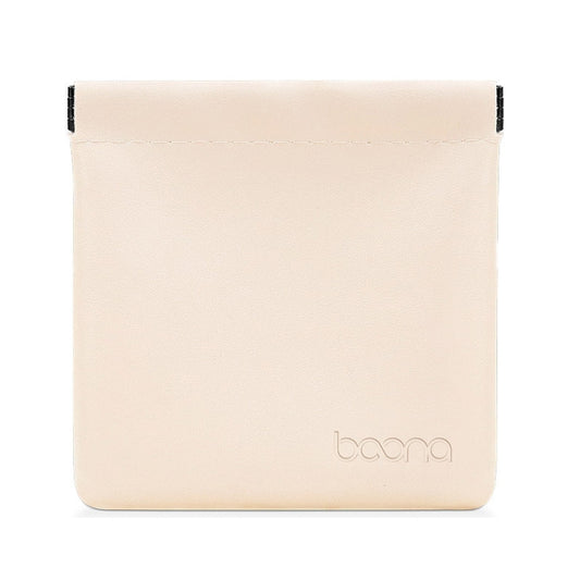 2 PCS Baona Earphone Data Cable Storage Bag Mini Portable U Disk Earphone Bag, Size:Small(Light Apricot) - Other Case by Baona | Online Shopping UK | buy2fix