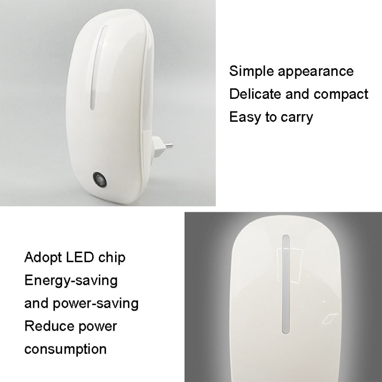 A66 Mouse Type LED Intelligent Light Control Night Light, Plug:UK Plug(Pink) - Sensor LED Lights by buy2fix | Online Shopping UK | buy2fix