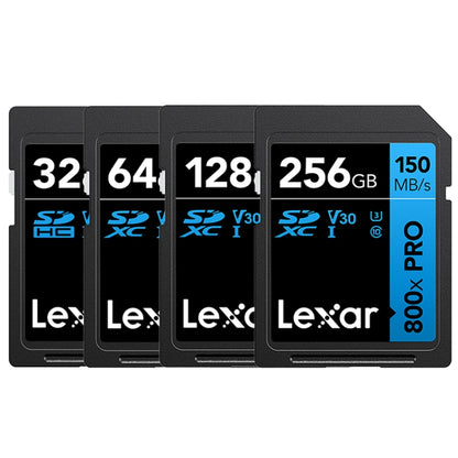 Lexar SD-800X Pro High Speed SD Card SLR Camera Memory Card, Capacity: 256GB - SD Card by Lexar | Online Shopping UK | buy2fix