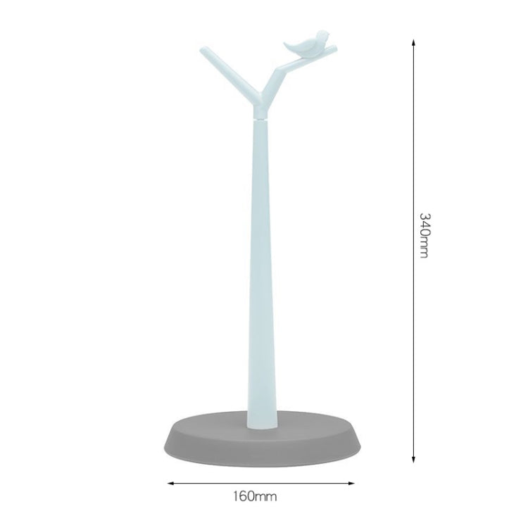 Tree-shaped Roll Paper Holder Vertical Paper Towel Holder, Size: 34x16cm(Light Blue) - Shelf by buy2fix | Online Shopping UK | buy2fix