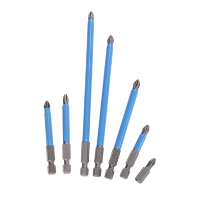 7 PCS PH2 Anti Slip Magnetic Cross Electric Drill Bits Screw Nozzle Taper Corrector 25mm 50mm 65mm 70mm 90mm 127mm 150mm - Screwdriver Tools by buy2fix | Online Shopping UK | buy2fix