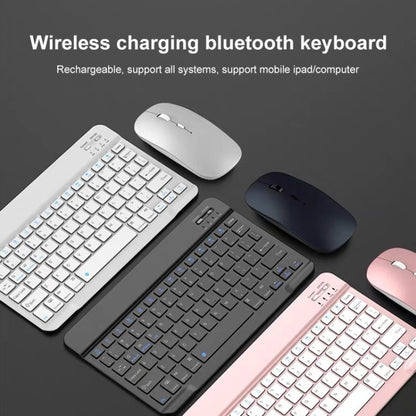YS-001 7-8 inch Tablet Phones Universal Mini Wireless Bluetooth Keyboard, Style:Only Keyboard(Black) - Universal Keyboard by buy2fix | Online Shopping UK | buy2fix