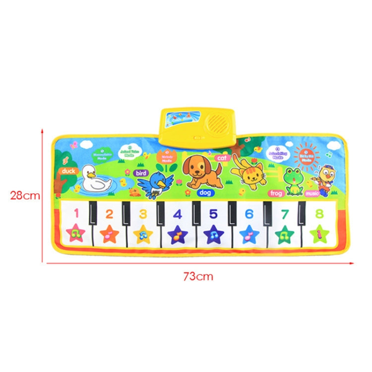 Piano Musical Touch Carpet Children Early Education Music Keyboard Playmat - Music Toys by buy2fix | Online Shopping UK | buy2fix