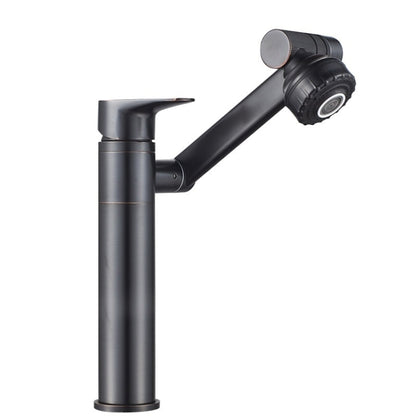 Universal Swivel Faucet Bathroom Hot & Cold Dual-Out Mode Faucet, Specification: High HT-99528-1 - Faucets & Accessories by buy2fix | Online Shopping UK | buy2fix