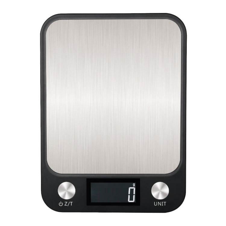 Small Kitchen Food Scale Stainless Steel Electronic Kitchen Scale 5kg/1g (Battery English Version Black) - Kitchen Scales by buy2fix | Online Shopping UK | buy2fix