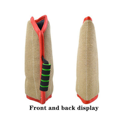 Red Twill Jute Training Dog Bite Sleeve Open Sleeve Protector Pet Products - Training Aids by buy2fix | Online Shopping UK | buy2fix