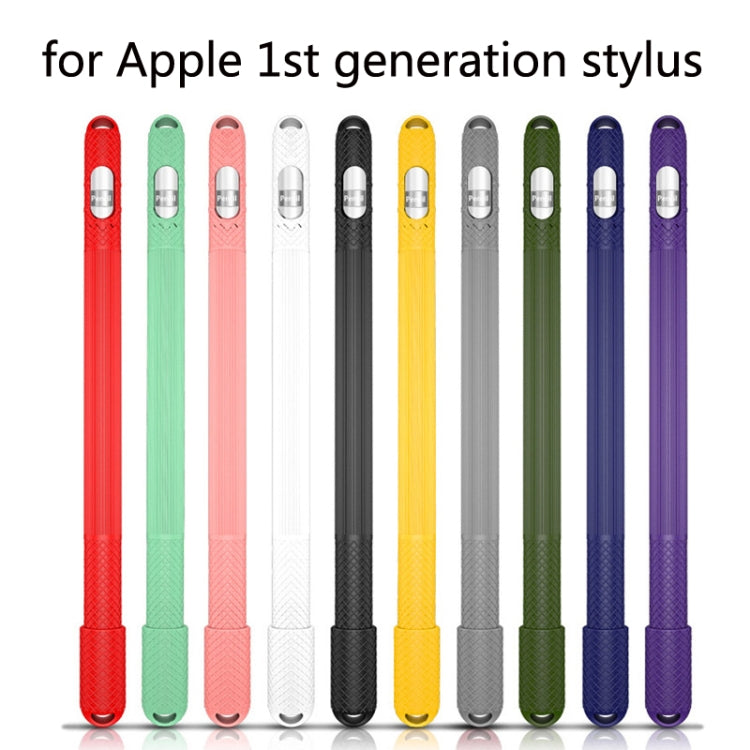 5 PCS Stylus Silicone Protective Case For Apple Pencil 1(Mint) - Pencil Accessories by buy2fix | Online Shopping UK | buy2fix