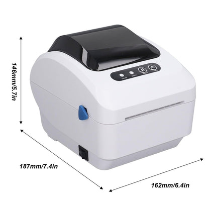 Xprinter XP-320B 80mm Thermal Barcode Supermarket Cashier Label Printer, Spec: USB+Bluetooth(EU Plug) - Printer by Xprinter | Online Shopping UK | buy2fix