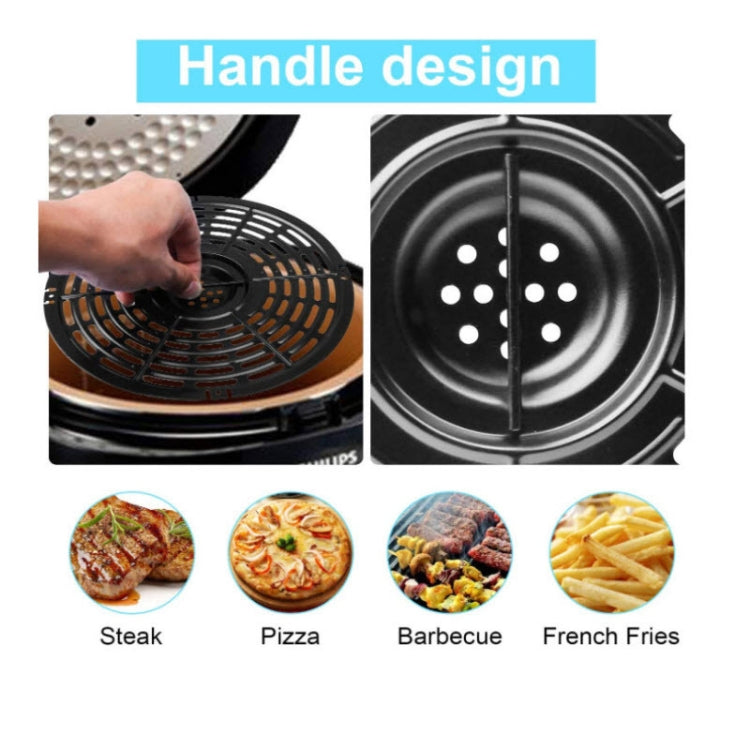 21.6cm Air Fryer Cooking Divider For Fryer Frying Board Steaming Board Grill Pan - Baking mat & Bakewares by buy2fix | Online Shopping UK | buy2fix