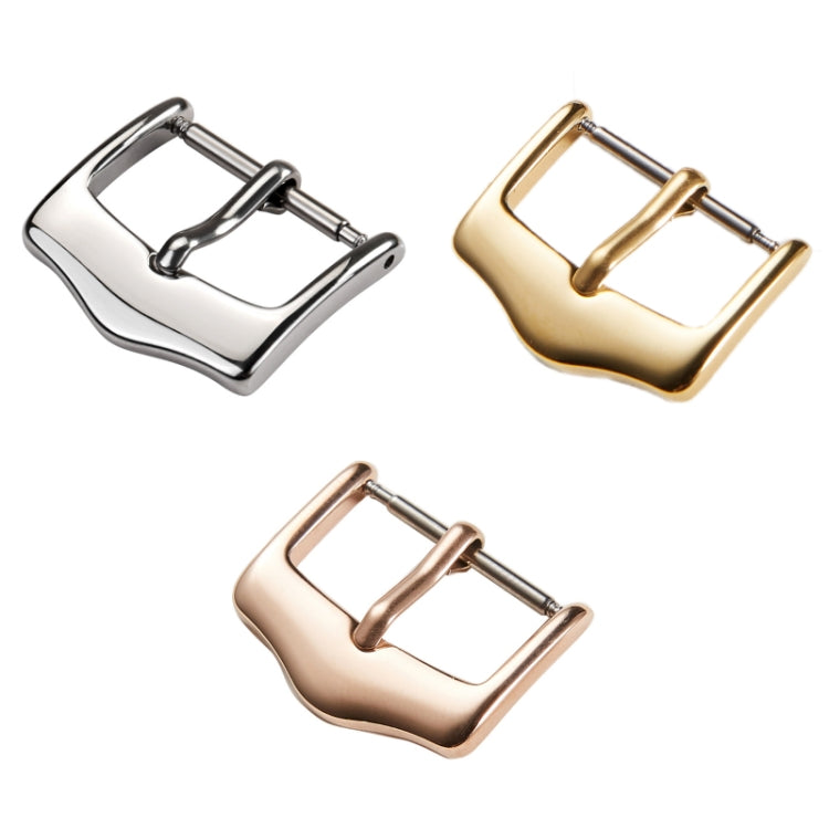 3 PCS Stainless Steel Triangle Watch Pin Buckle Watch Accessories, Color: 20mm Rose Gold - Watch Accessories & Parts by buy2fix | Online Shopping UK | buy2fix