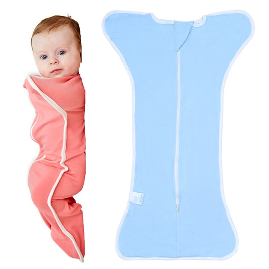 Insular Baby Cotton Quilt Newborn Swaddle Sleeping Bag Blanket, Size: 60cm For 0-3 Months(Blue) - Sleeping Bag by Insular | Online Shopping UK | buy2fix