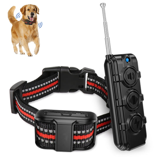 Electronic Dog Trainer Rechargeable Pet Remote Control Bark Stopper, Specification: 1 Drag 1 Red - Training Aids by buy2fix | Online Shopping UK | buy2fix