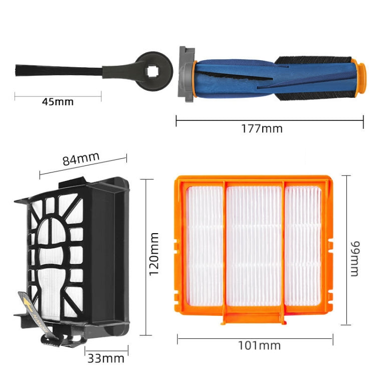 For Shark AI AV2501AE / AV2502AE Robot Vacuum Accessories Orange Filter - For Shark Accessories by buy2fix | Online Shopping UK | buy2fix