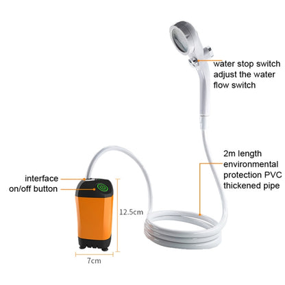 Outdoor Bath Artifact Field Dormitory Simple Electric Shower, Specification: Digital Display 4400mAh - Shower Head by buy2fix | Online Shopping UK | buy2fix