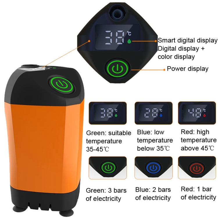 Outdoor Bath Artifact Field Dormitory Simple Electric Shower, Specification: Digital Display 7800mAh - Shower Head by buy2fix | Online Shopping UK | buy2fix