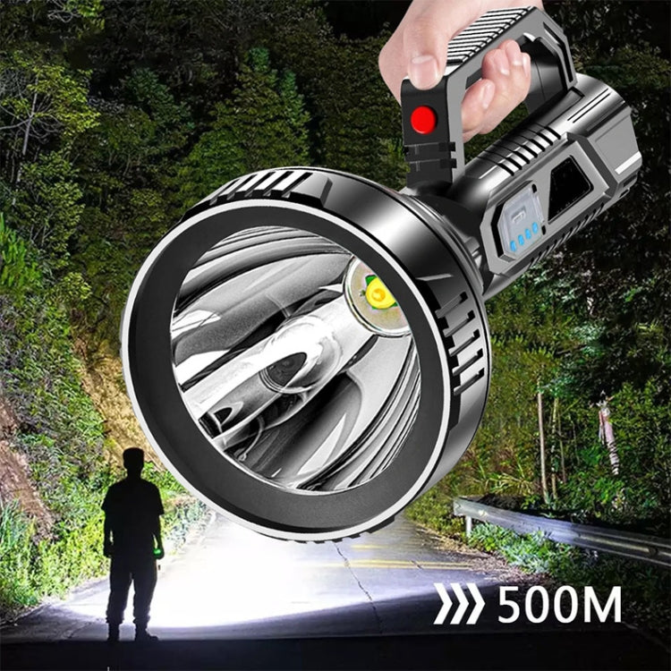 HK788 Strong Handheld Flashlight USB Rechargeable Outdoor Searchlight - LED Flashlight by buy2fix | Online Shopping UK | buy2fix