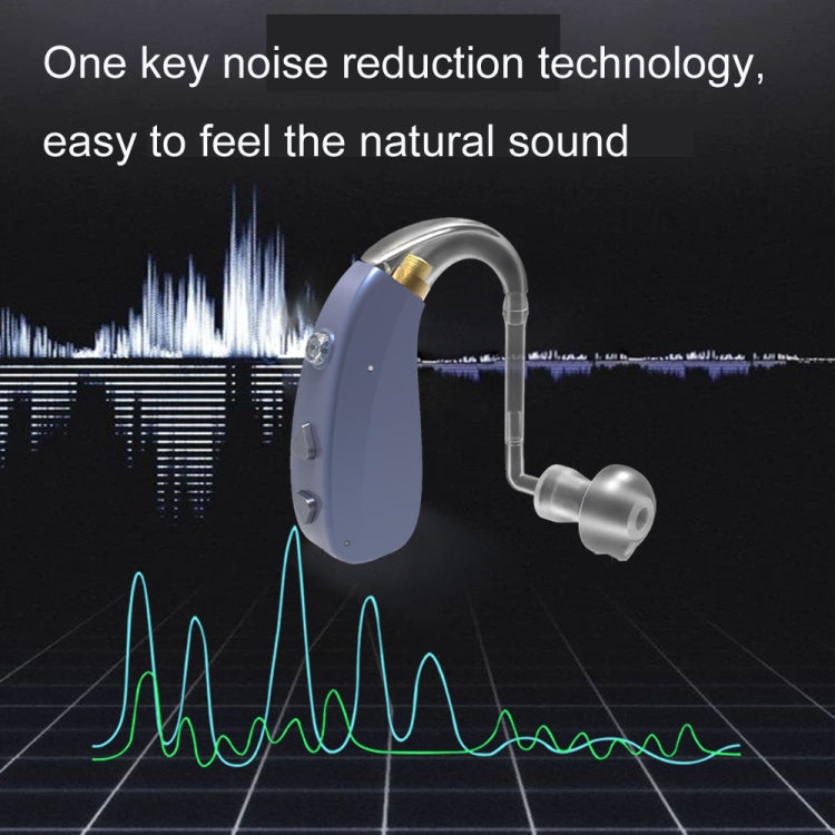 EN-T201A Digital Machine Elderly Charging Hearing Aid Sound Amplifier(Metal Blue) - Hearing Aids by buy2fix | Online Shopping UK | buy2fix