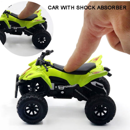 1:36 Simulated Beach Four-wheel Off-road Motorcycle Model Children Toy Car(Green) - Model Toys by buy2fix | Online Shopping UK | buy2fix