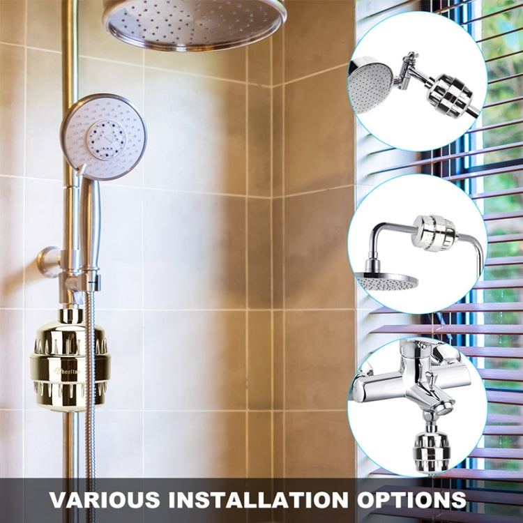 WHEELTON WHT-303 Home Bath Water Purifier Bathroom Shower Filter - Shower Head by WHEELTON | Online Shopping UK | buy2fix