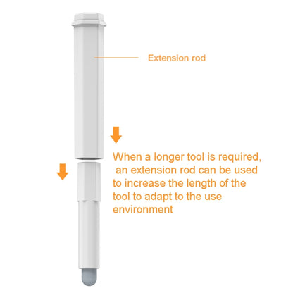 Q20 Headphone Cleaning Pen Mobile Phone Camera Computer Cleaning Tool Without Liquid(White Orange) - Other Accessories by buy2fix | Online Shopping UK | buy2fix