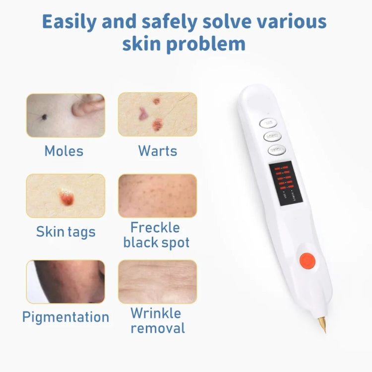 Spot Mole Pen Spot Removal Instrument Home Beauty Instrument, Spec: AU Plug-in Model(Golden) - Beauty Instrument by buy2fix | Online Shopping UK | buy2fix