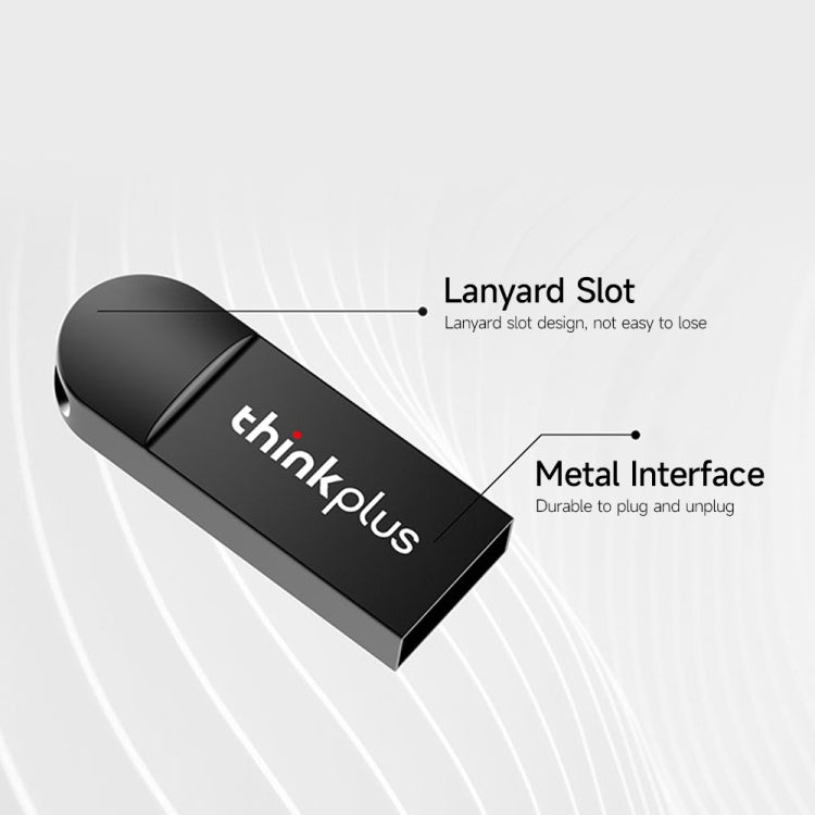 Lenovo ThinkPlus MU222 2.0 Business Office U Disk, Capacity: 64GB(Black) - USB Flash Drives by Lenovo | Online Shopping UK | buy2fix
