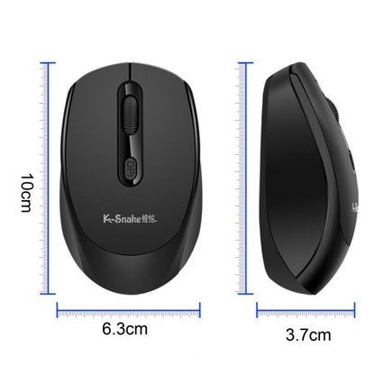 K-Snake W500 Wireless 2.4g Portable Mouse Computer Laptop Office Household Mouse(White) - Wireless Mice by K-Snake | Online Shopping UK | buy2fix