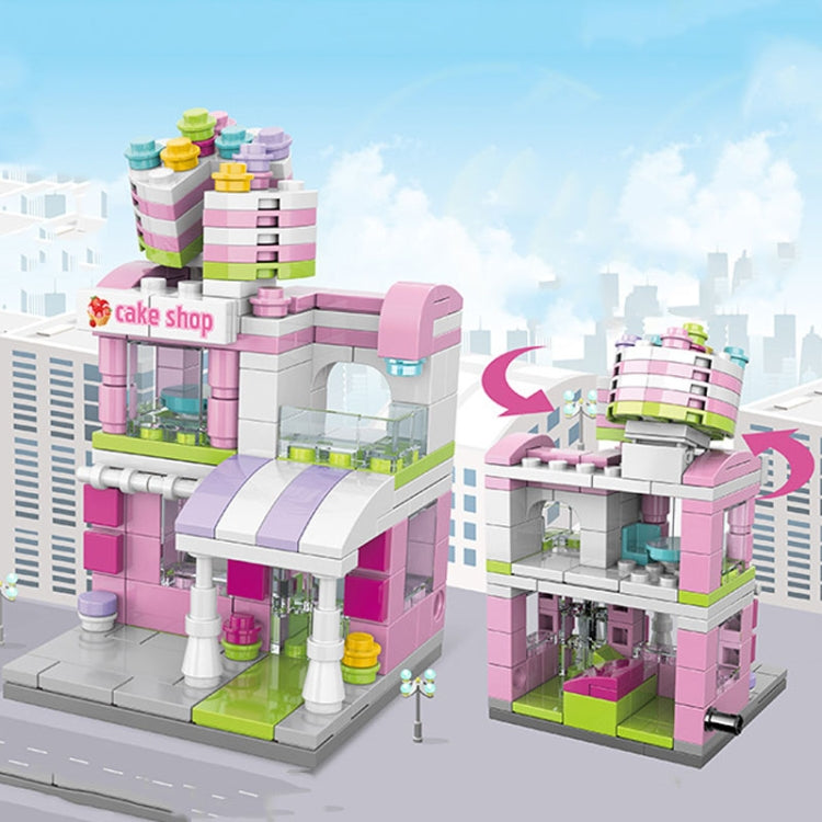 LELE BROTHER Children Assembling Mini City Street Scene Building Blocks, Style: 8613-3 Ice Cream - Building Blocks by LELE BROTHER | Online Shopping UK | buy2fix