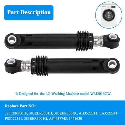 For LG Washing Machine Model WM2016CW  4901ER2003A Shock Absorber Set(Black) - Washing Machines & Accessories by buy2fix | Online Shopping UK | buy2fix