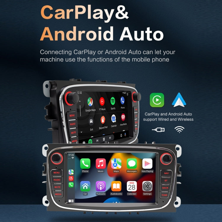 For Ford Focus 7 Inch HD Android Navigation Bluetooth RDS Radio, Size: 2+32G(Silver) - Car MP3 & MP4 & MP5 by buy2fix | Online Shopping UK | buy2fix