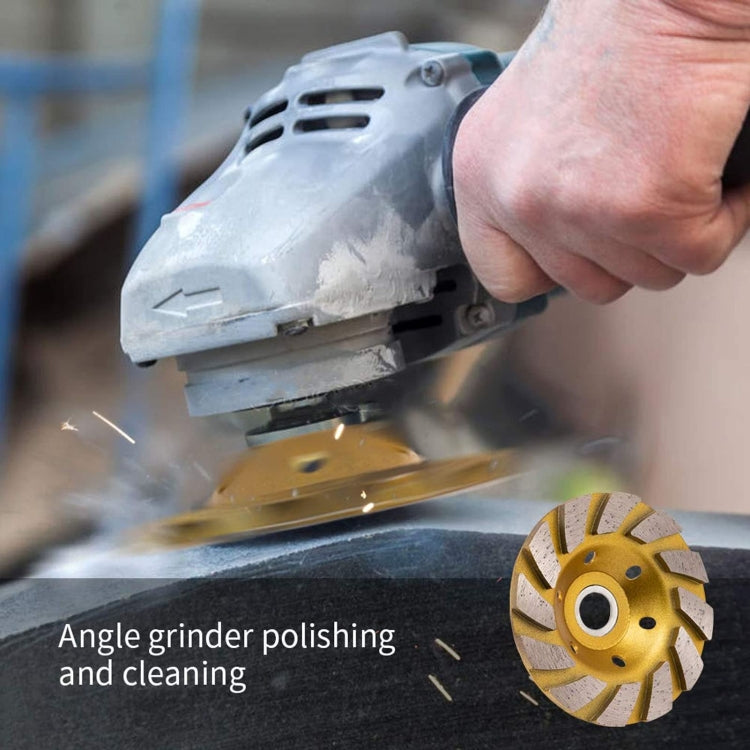 100mm Concrete Stone Diamond Grinding And Polishing Blades Ceramic Grinder Machine Fan Shape Grinding Wheel, Specification: A Level Fine Tooth - Abrasive Tools & Accessories by buy2fix | Online Shopping UK | buy2fix