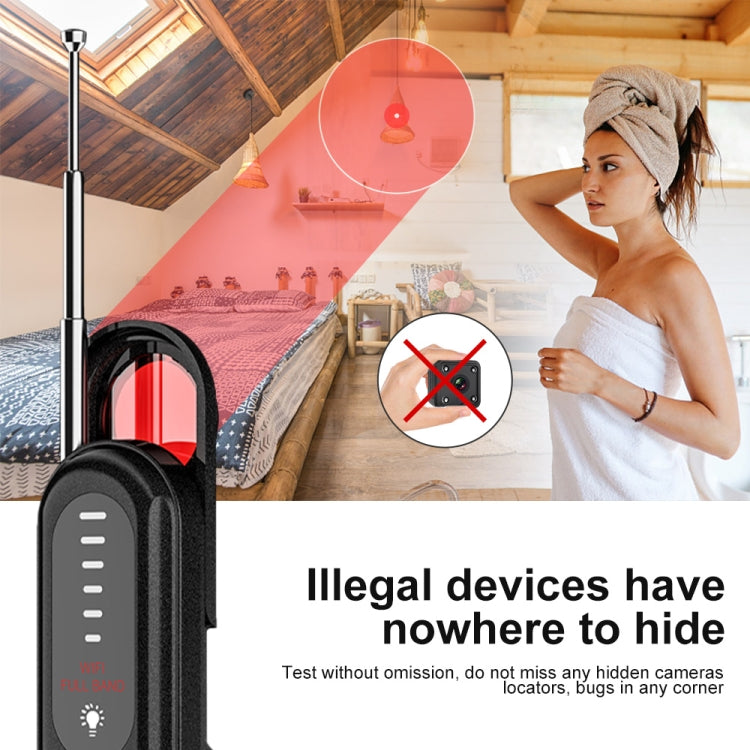 T01 Wireless Detector Camera Anti-eavesdropping Positioning GPS Alarm - Infrared Detector by buy2fix | Online Shopping UK | buy2fix