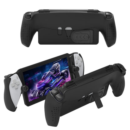 For PlayStation Portal Handle JYS TPU Protective Case With Stand(Black) - Cases by JYS | Online Shopping UK | buy2fix