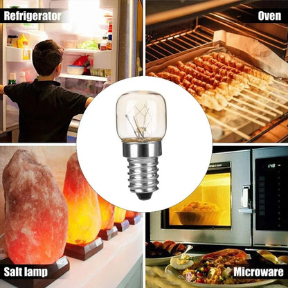 E14 Salt Crystal Lamps High Temperature Resistant Oven Light Bulb, Power: 15W Brass Lamp Head(2700K Warm White) - LED Blubs & Tubes by buy2fix | Online Shopping UK | buy2fix