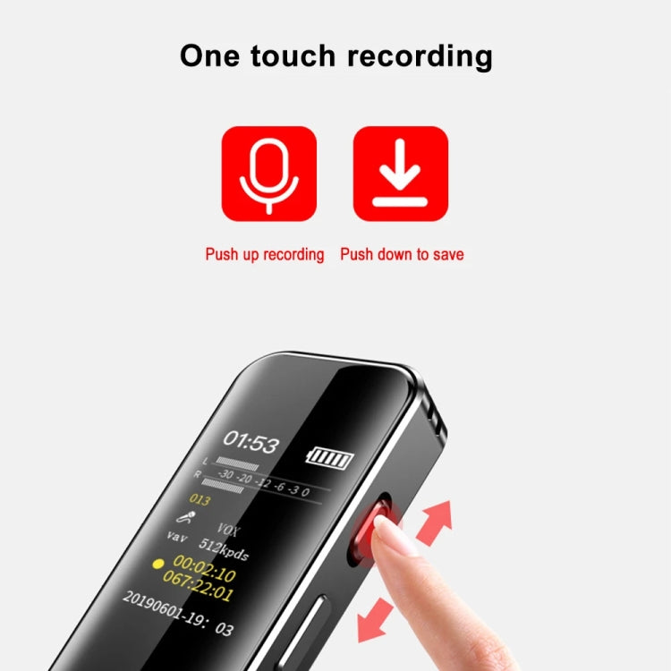 G1 0.96-Inch IPS Color Screen HD Smart Mini Noise Reduction Timer Recorder, Capacity: 16GB - Recording Pen by buy2fix | Online Shopping UK | buy2fix