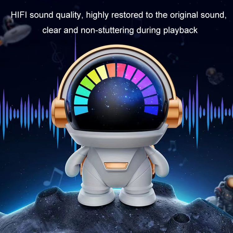 Mini Astronaut Portable Smart Subwoofer Bluetooth Speaker, Color: White Gray - Mini Speaker by buy2fix | Online Shopping UK | buy2fix