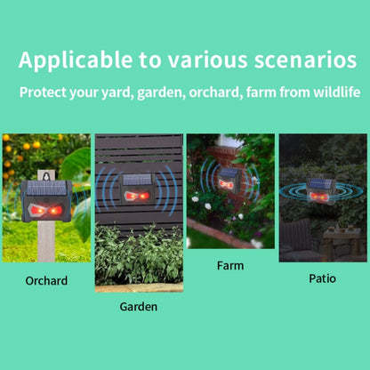 Outdoor Ultrasonic Solar Mouse Repeller LED Flash Animal Repeller(SJZ059) - Outdoor Insect Repellent by buy2fix | Online Shopping UK | buy2fix