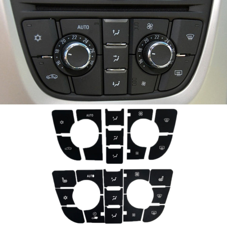 For Buick Excelle GT/XT Air Conditioning Central Control Button Repair Sticker(Low-end) - Decorative Sticker by buy2fix | Online Shopping UK | buy2fix