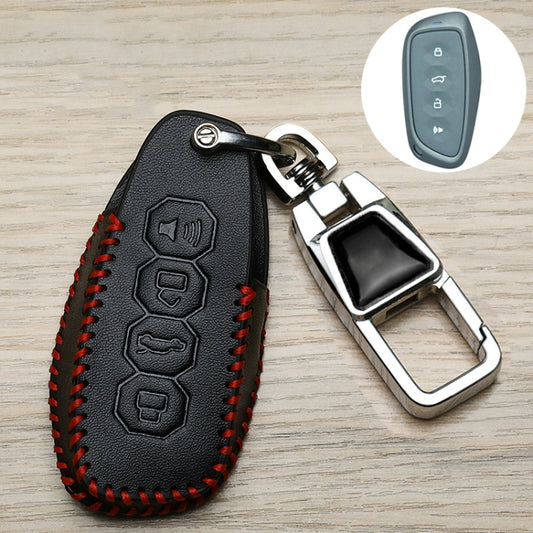 For Great Wall Haval Car Key Cover Multifunctional Keychain Anti-Lost Number Plate, Style: F - Car Key Cases by buy2fix | Online Shopping UK | buy2fix