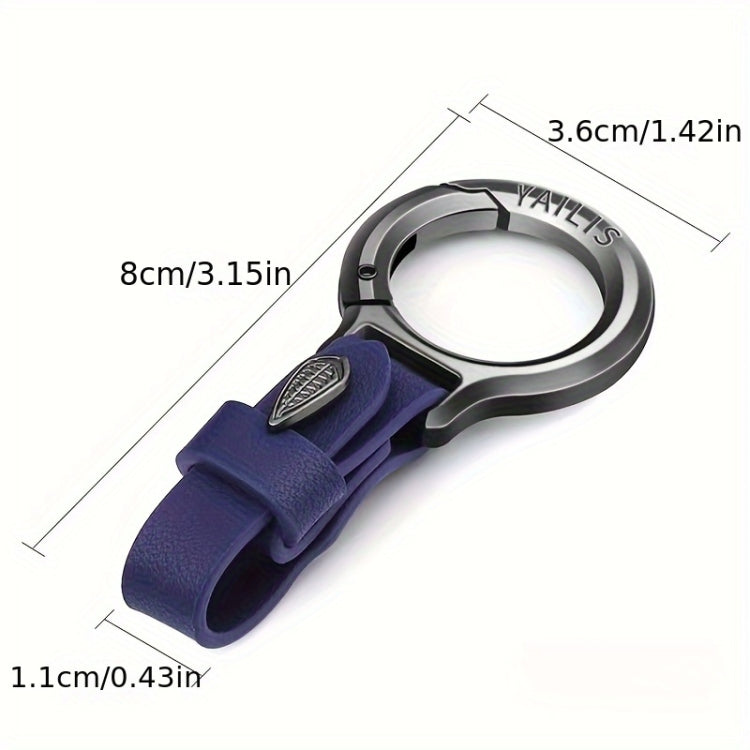 YAILIS Zinc Alloy Car Keychain Multi-functional Belt Hook Key Holder For Men & Women(Quartz Coffee) - Key Rings by buy2fix | Online Shopping UK | buy2fix