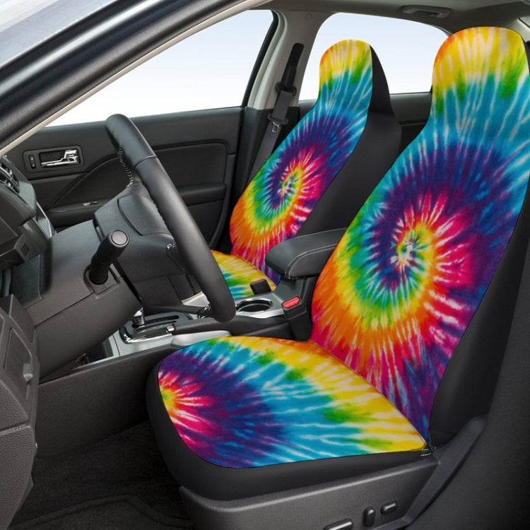 Car Universal Printed Seat Protector Automobile Decoration Supplies, Style: Coloful Swirls - Seat Accessories by buy2fix | Online Shopping UK | buy2fix